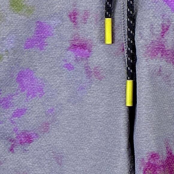 Legends Luka Shorts Mens XL Gray Purple Tie Dye Gym Workout Preppy Drawstring - Picture 3 of 10